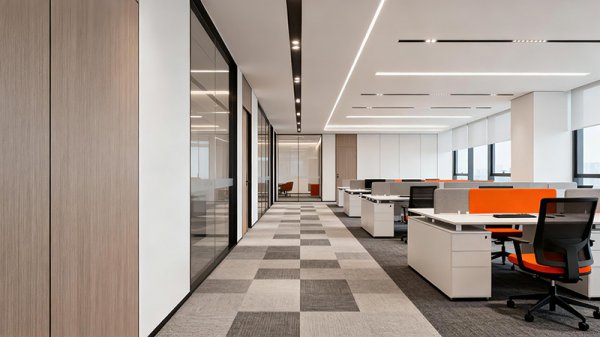 辦公室裝修時把地毯鋪成丁字形好嗎？